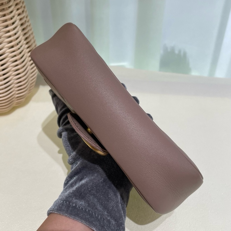 Gucci古馳mini馬蒙鏈條包marmont包-5