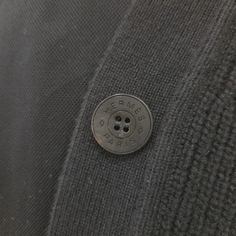 Hermès 開襟羊毛罩衫 38-6