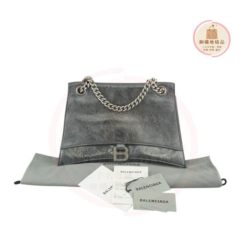 BALENCIAGA 巴黎世家 Crush中號鏈條包 肩背包 斜背包 沙漏包(附購證)-4