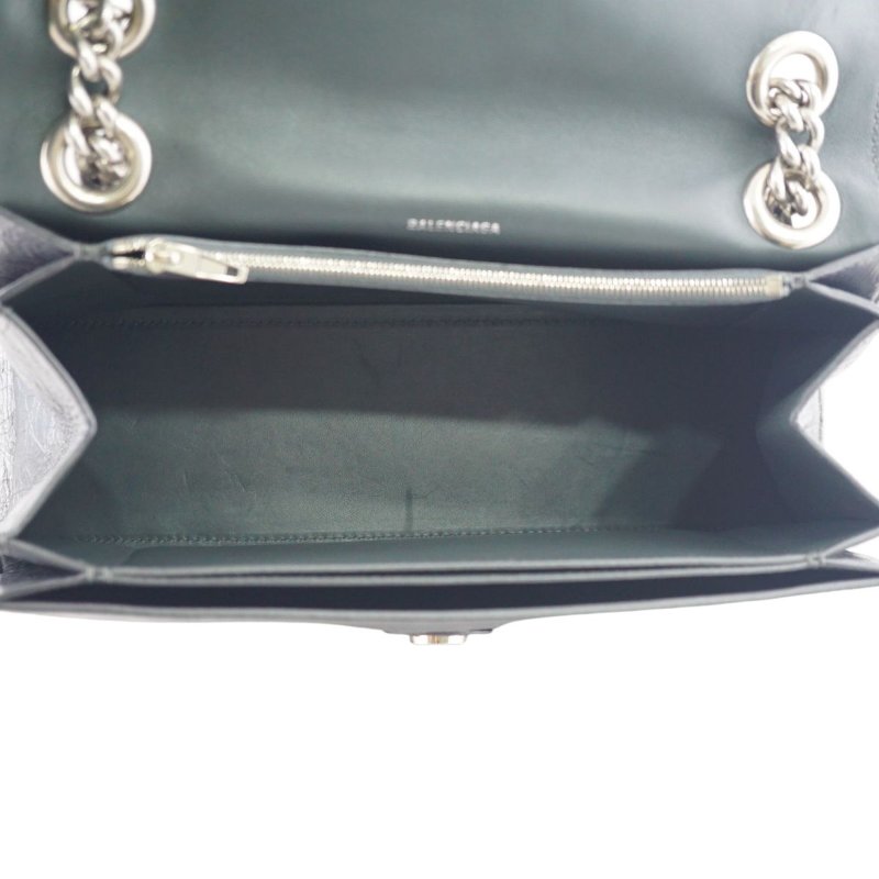 BALENCIAGA 巴黎世家 Crush中號鏈條包 肩背包 斜背包 沙漏包(附購證)-12