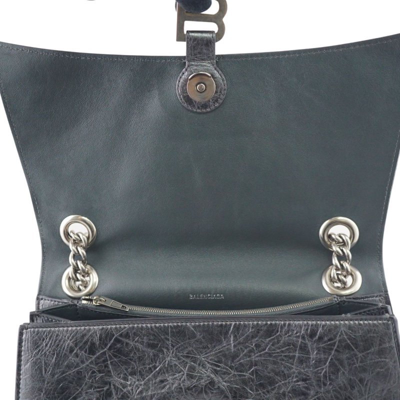 BALENCIAGA 巴黎世家 Crush中號鏈條包 肩背包 斜背包 沙漏包(附購證)-14