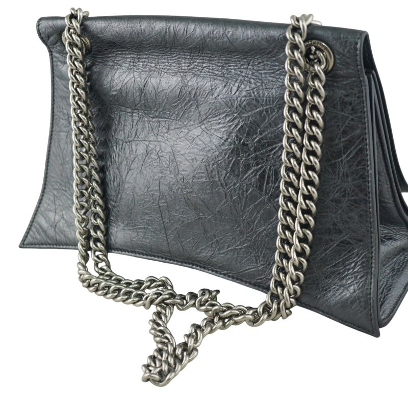 BALENCIAGA 巴黎世家 Crush中號鏈條包 肩背包 斜背包 沙漏包(附購證)-19