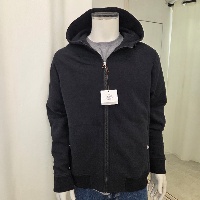Hermès 內刷毛連帽拉鍊外套 XL-2