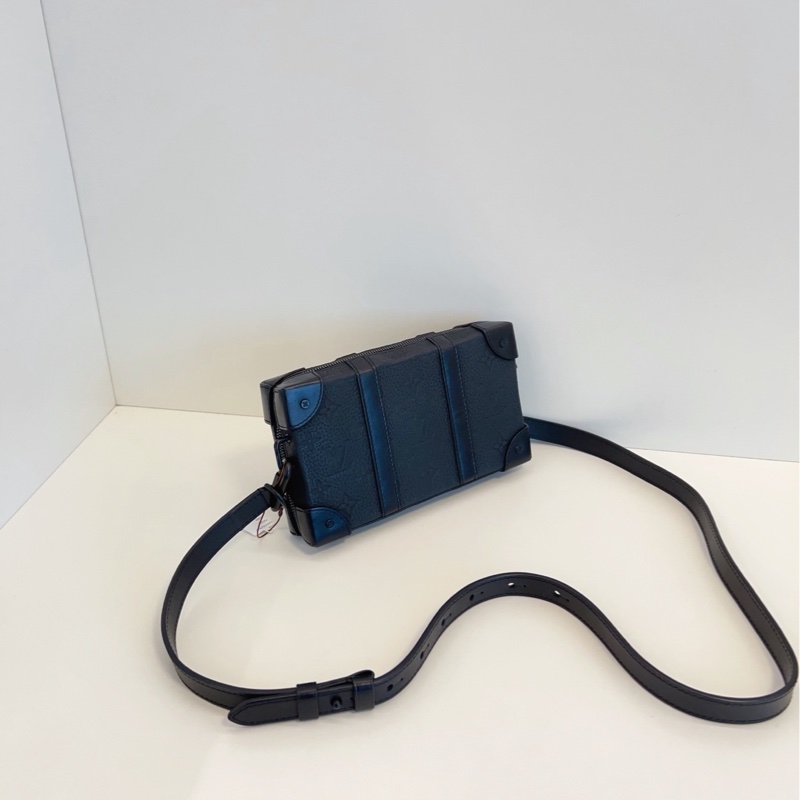 【98新🆕】LV soft trunk 黑武士全皮印花黑盒子 斜挎包 單肩包-3