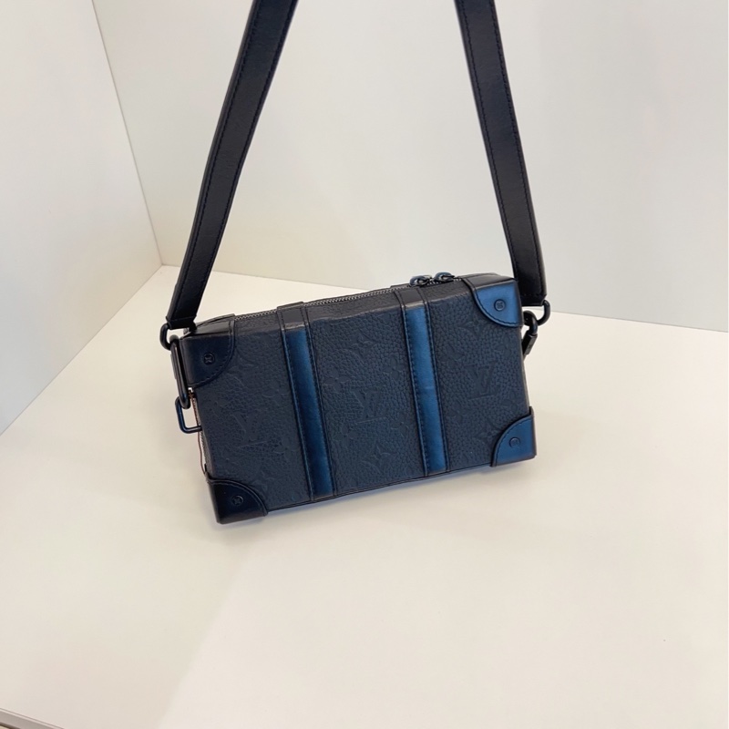 【98新🆕】LV soft trunk 黑武士全皮印花黑盒子 斜挎包 單肩包-7