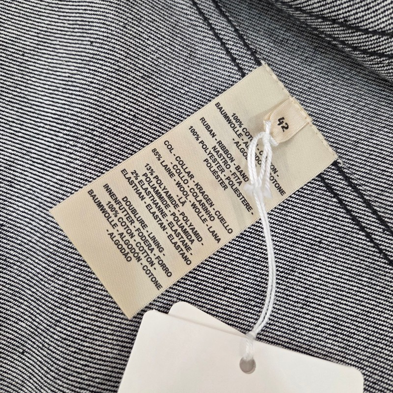 Hermès 毛領牛仔背心 42-6