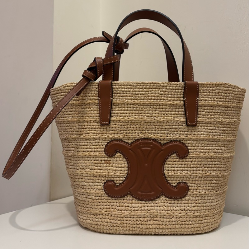 Celine Teen 拉菲草包-6