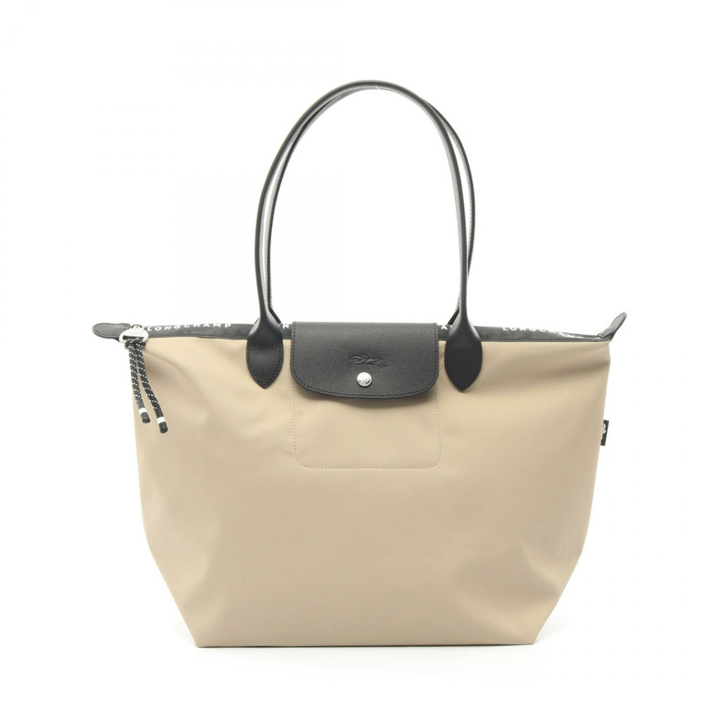 Longchamp Le Pliage Energy L 托特包 L1899HSR299 尼龍皮革 米色 黑色 新款 女士-0