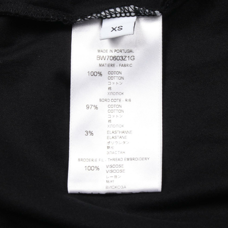 紀梵希男士黑色純棉T卹(二手)-3