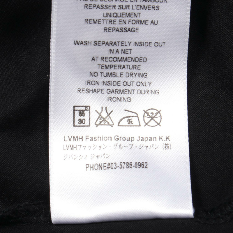 紀梵希男士黑色純棉T卹(二手)-4