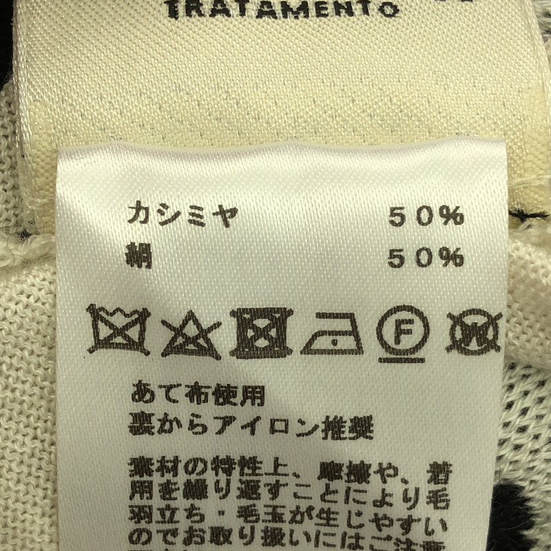 愛馬仕 Chaine dancre 針織衫上衣 羊絨棉 白色 二手 女款 #36-6