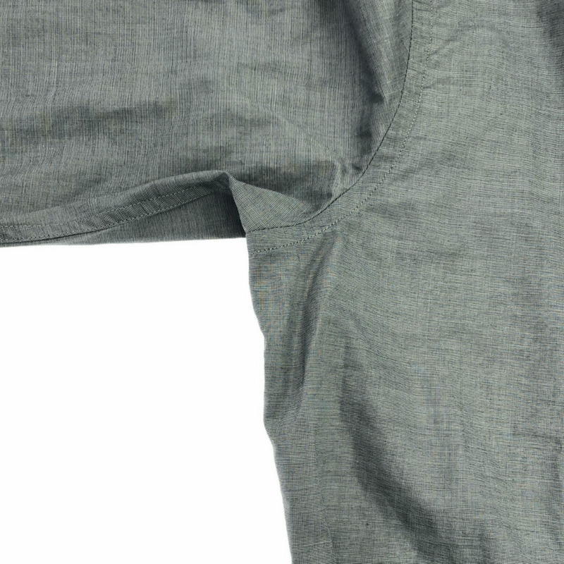 DOLCE & GABBANA 長袖襯衫，純棉，灰色，二手，男女通用-7