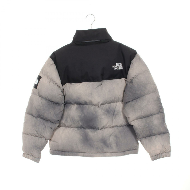 THE NORTH FACE DYEING NUPTSE RDS 羽絨外套 NJ1DQ56J 尼龍 黑 灰色 二手 男款-1