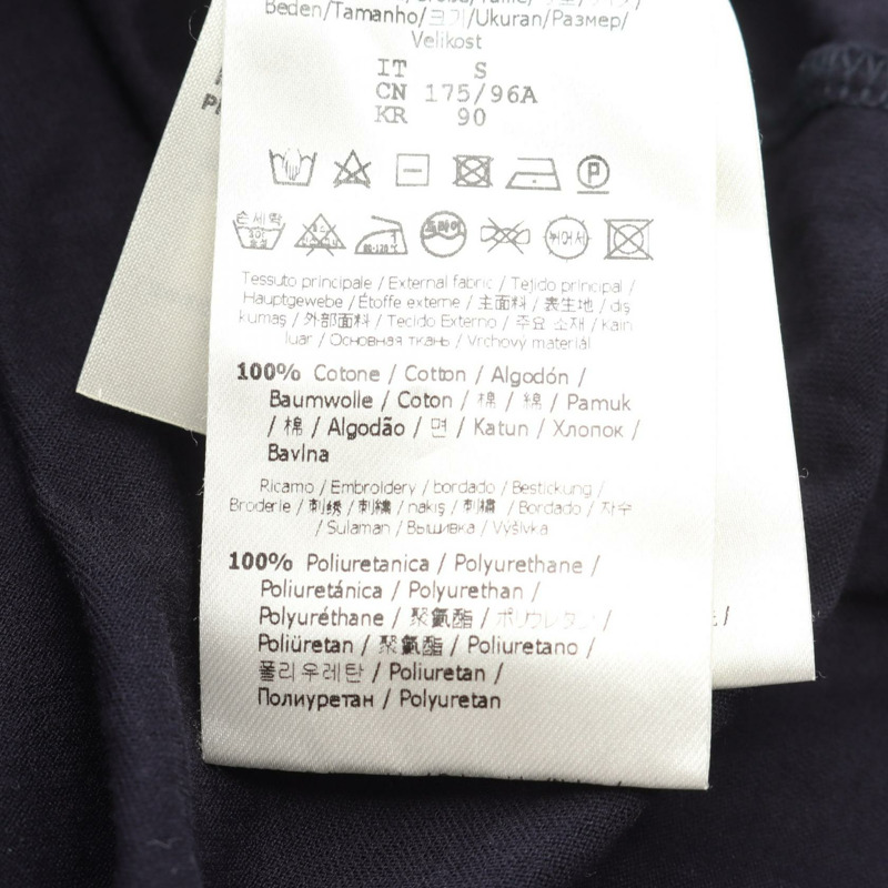 FENDI Monster T卹 FY0894 #S 純棉海軍藍 男款 二手-4