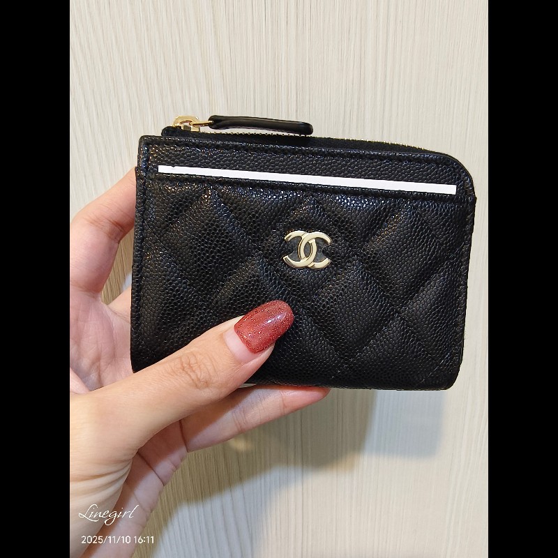 香奈兒  新版L型零錢包 短夾 卡包-2