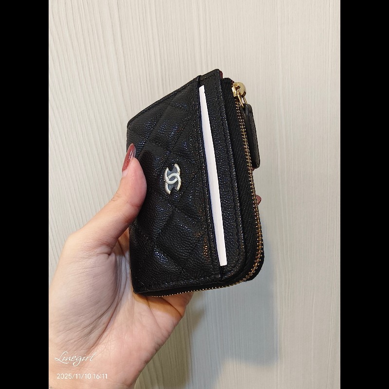 香奈兒  新版L型零錢包 短夾 卡包-5