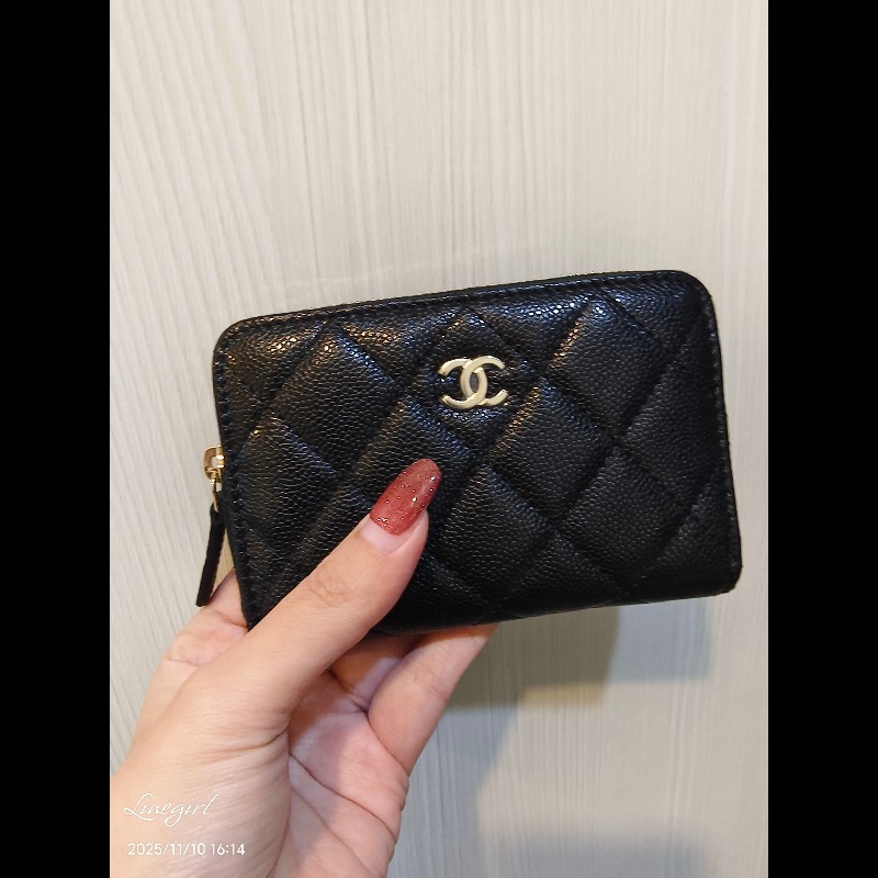 香奈兒 經典款加大零錢包 稀有款-4