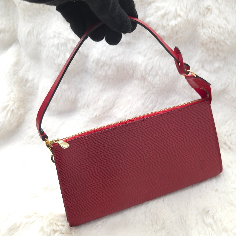 Louis Vuitton EPI 水波紋 麻將包 手拿包-5