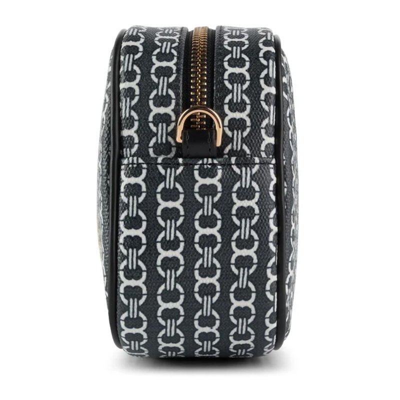 【TORY BURCH】印花尼龍斜背包-黑色-2