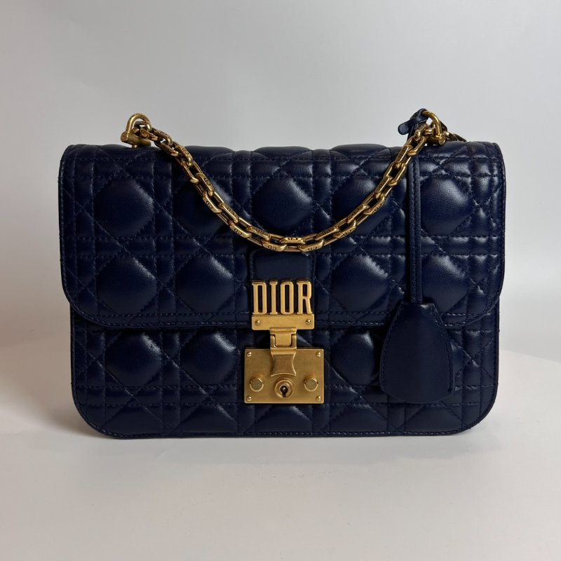 DIOR 深藍Dioraddict鎖頭包-0