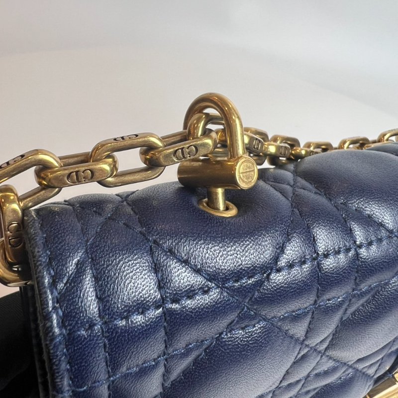 DIOR 深藍Dioraddict鎖頭包-8