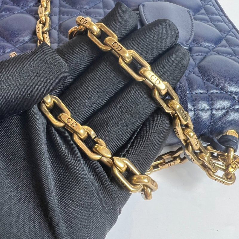 DIOR 深藍Dioraddict鎖頭包-10