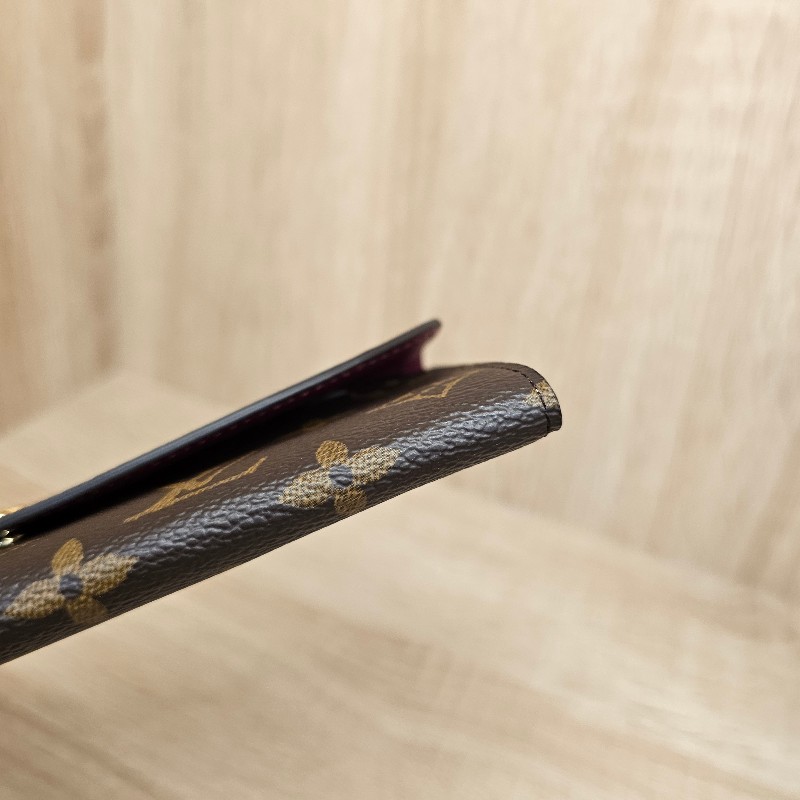 [品況很新😘] LV原花金釦Emilie下蓋長夾-8