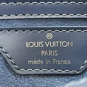 *奢華大道國際精品＊【L3286】 LV藍色EPI牛皮SOUFFLOT子母圓桶包 M52225-10