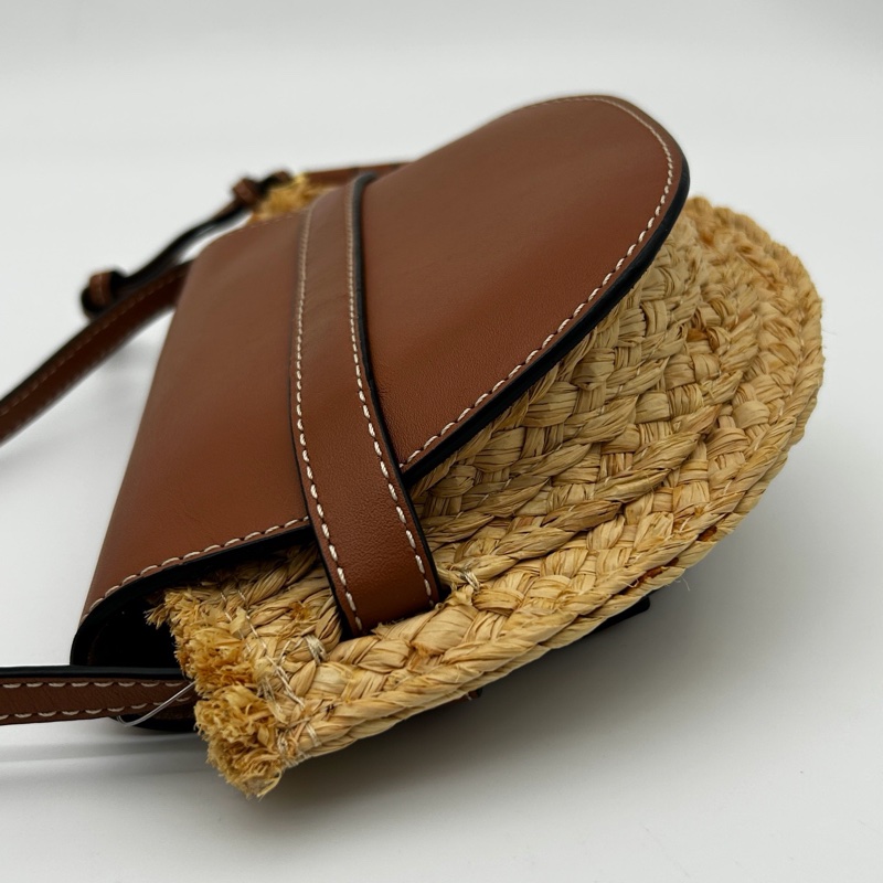 「JL精品代購」Loewe gate mini蝴蝶結馬鞍草編包-7