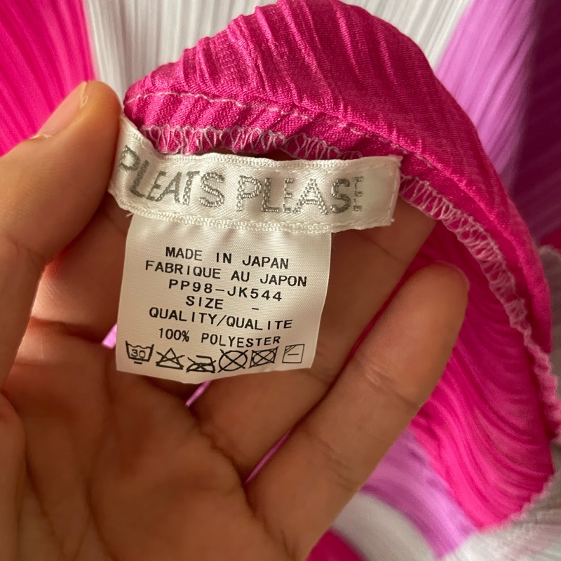 ▪️富貴選物FUGUEI▪️三宅一生PP 三拼色拼色 扇型上衣-4