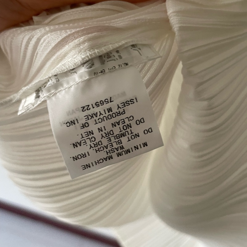 ▪️富貴選物FUGUEI▪️三宅一生PP  五穀豐登 白色短袖上衣-7