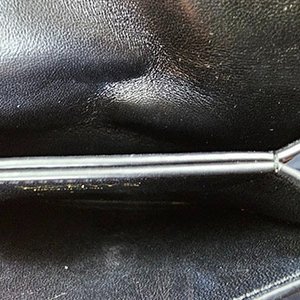 *奢華大道國際精品＊【LW219】LOEWE藍色緹花布 GOYA 卡片/零錢包-5