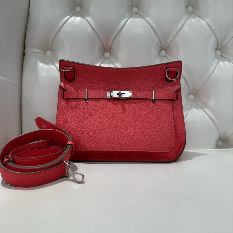 HERMES TC皮 芍藥粉 Q刻-0