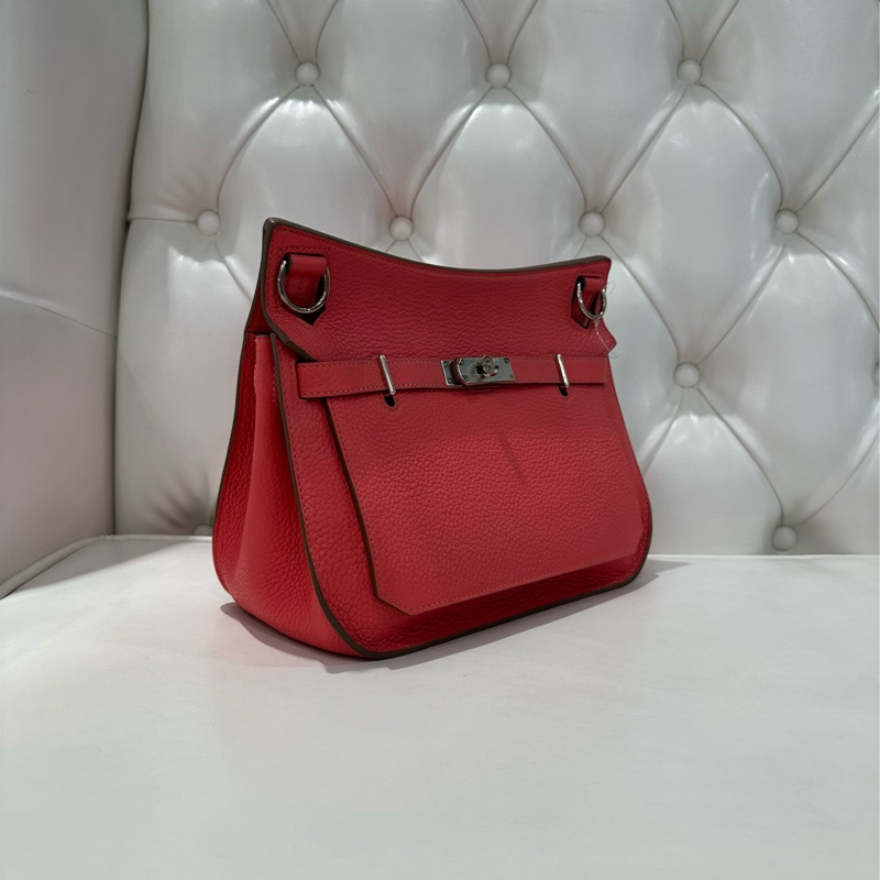 HERMES TC皮 芍藥粉 Q刻-1