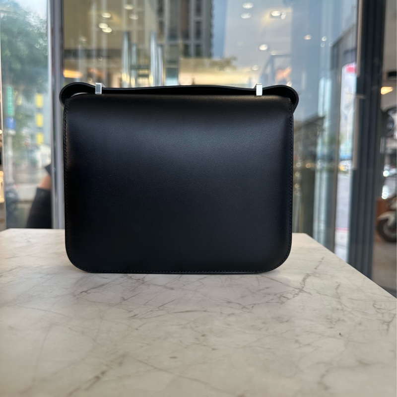 HERMES BOX 白琺瑯釦康康 Z刻 黑色-2