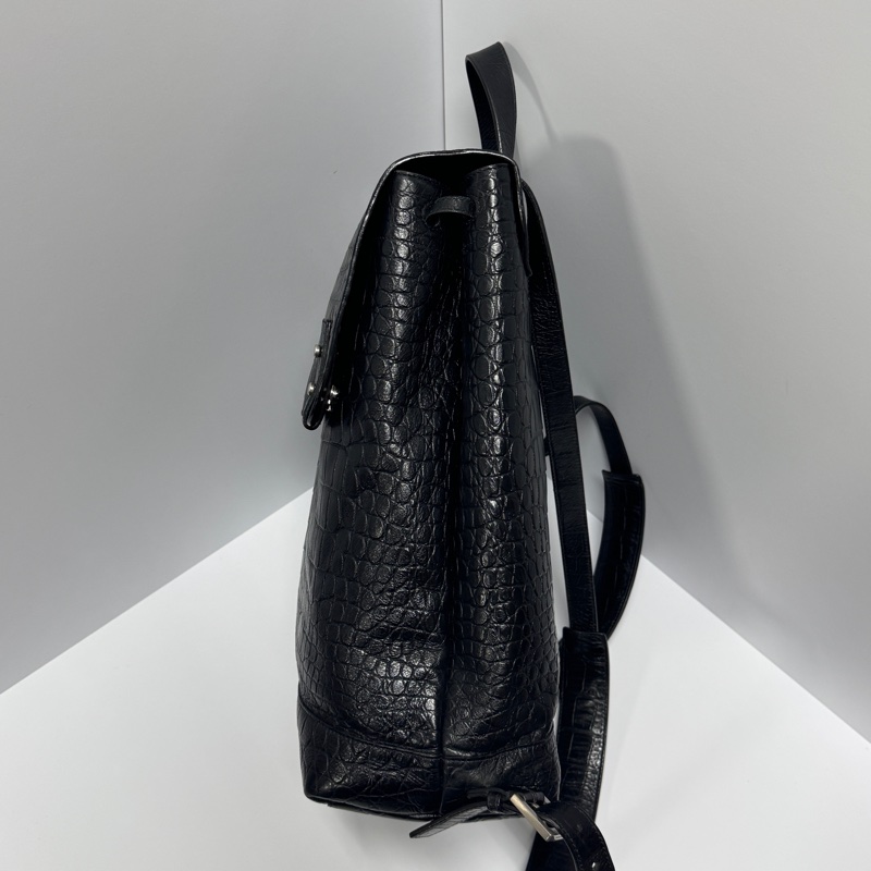 （超級新✨） YSL 聖羅蘭 鱷魚紋後背包🎒 專櫃12萬！-3