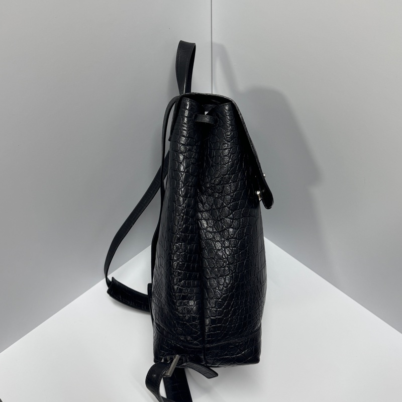 （超級新✨） YSL 聖羅蘭 鱷魚紋後背包🎒 專櫃12萬！-4