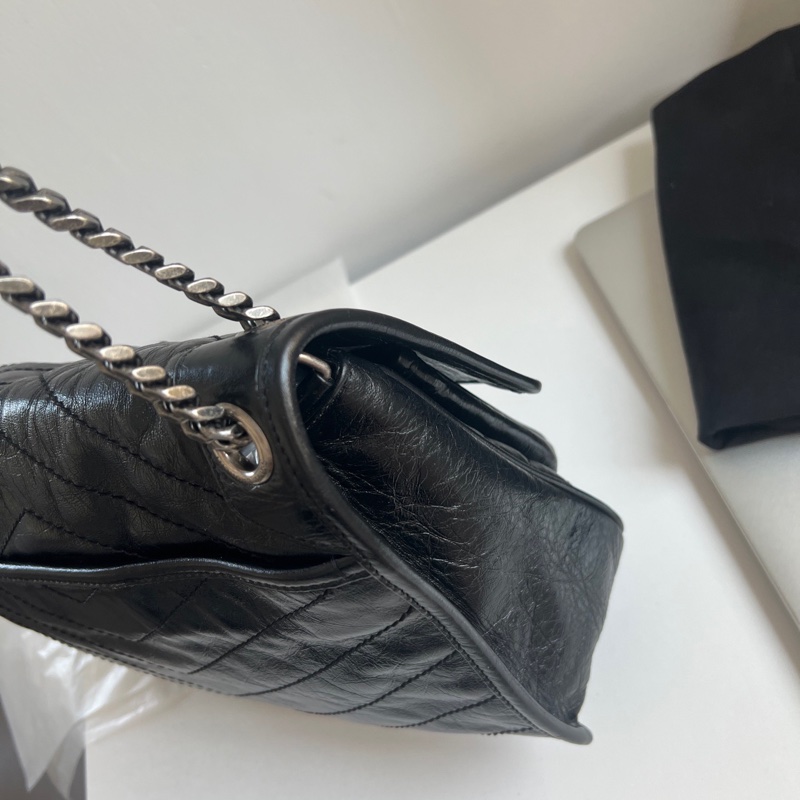 YSL 聖羅蘭 Niki黑色中號 D扣 包型超好🔥-4