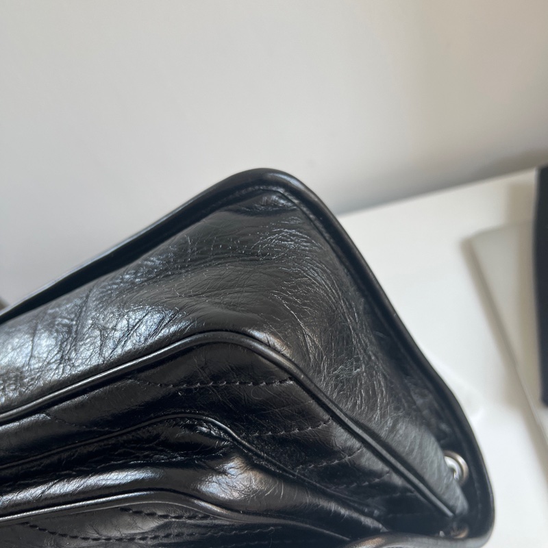 YSL 聖羅蘭 Niki黑色中號 D扣 包型超好🔥-9