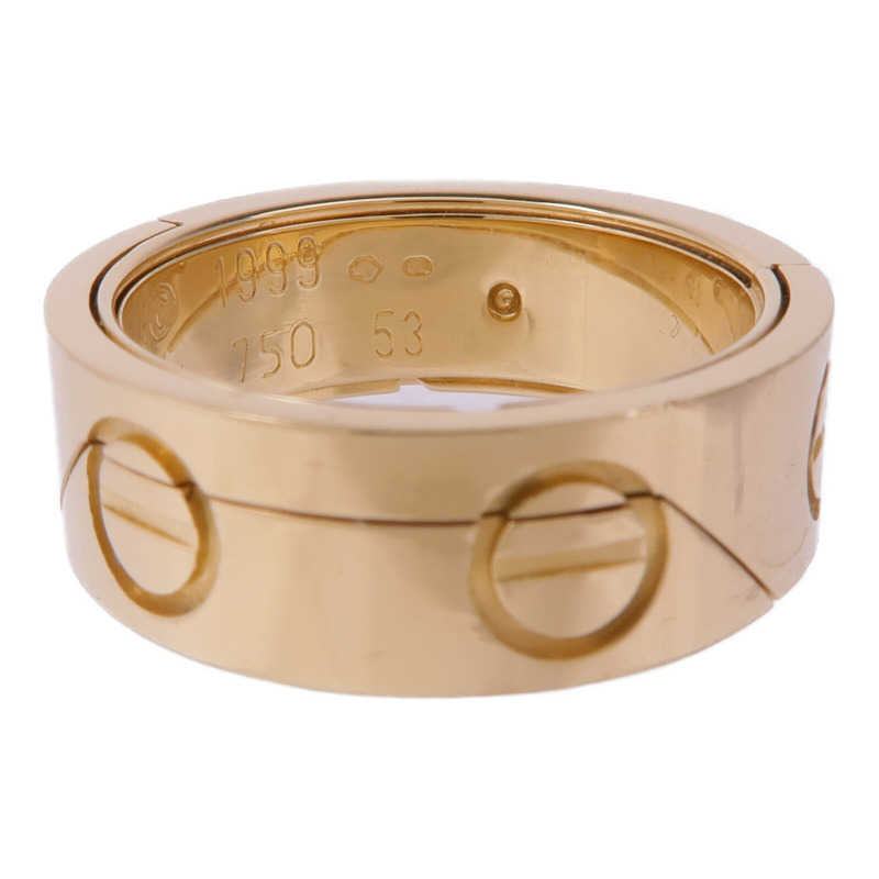 CARTIER 18K黃金Astro Love Ring戒指CARTIER#53/US#5.5-3