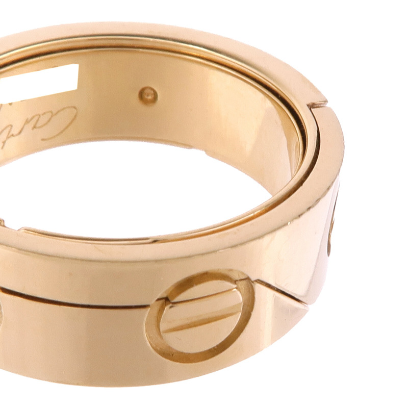 CARTIER 18K黃金Astro Love Ring戒指CARTIER#53/US#5.5-6