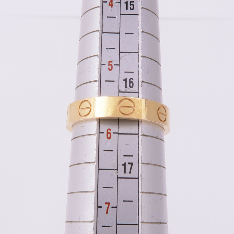 CARTIER 18K玫瑰金Love Ring戒指CARTIER#51/US#5.5-9