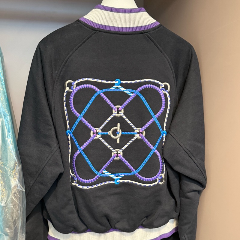 Hermes徽章棒球外套-1