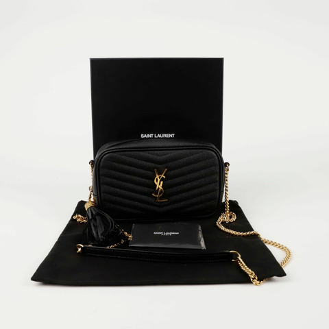 SAINT LAURENT Lumi迷你鏈肩斜背包 612579