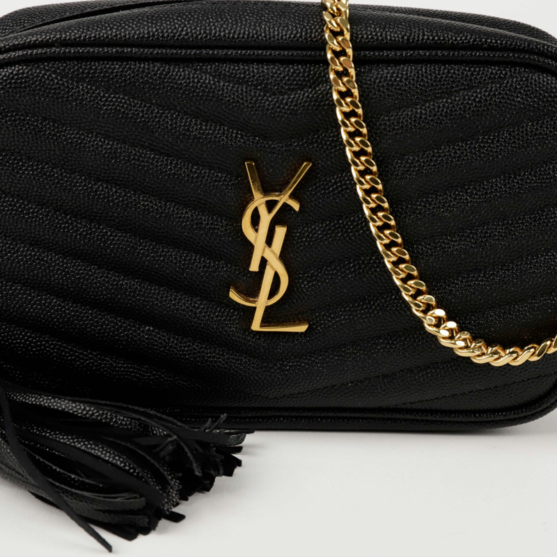 【包稅】SAINT LAURENT 612579 Lou 迷你鏈條單肩斜背包-1