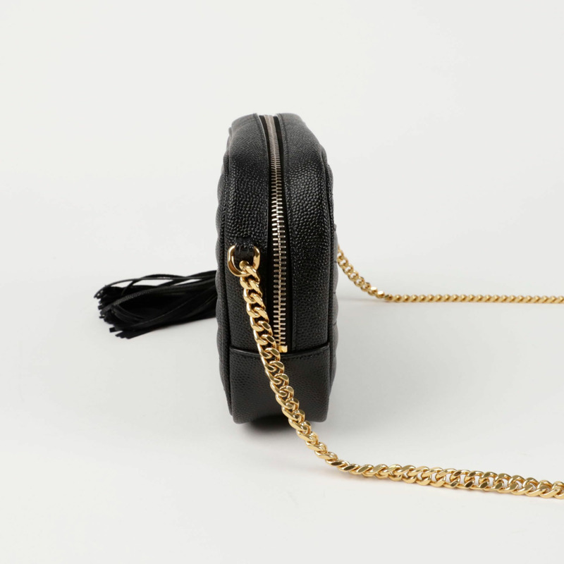 【包稅】SAINT LAURENT 612579 Lou 迷你鏈條單肩斜背包-2