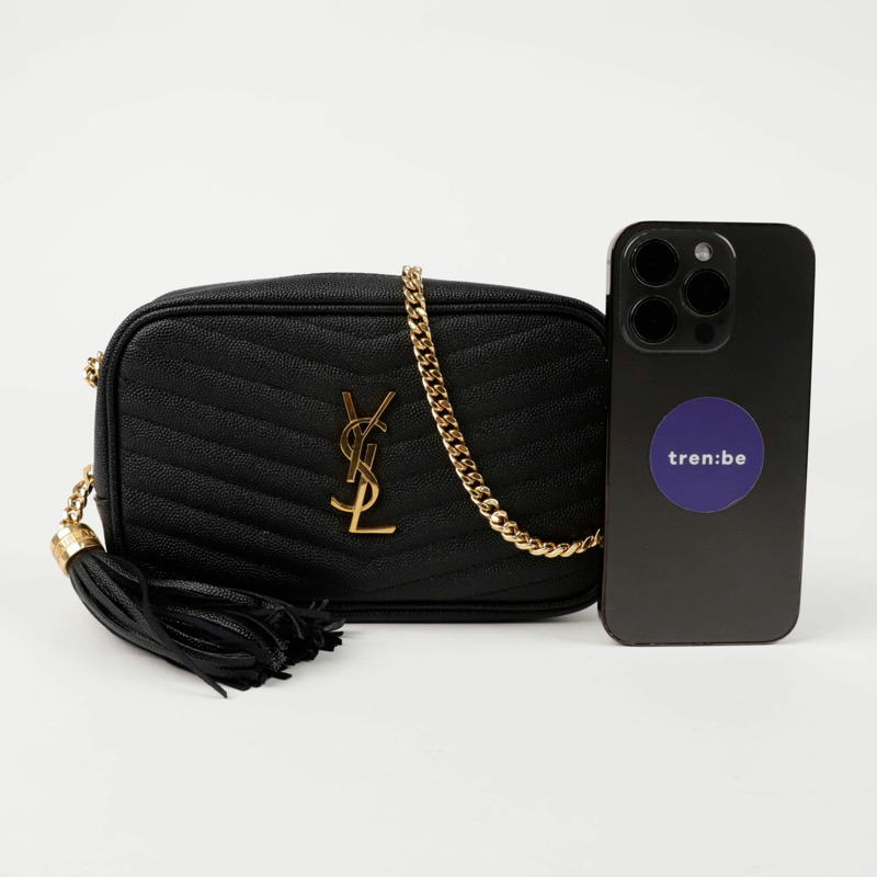 【包稅】SAINT LAURENT 612579 Lou 迷你鏈條單肩斜背包-6