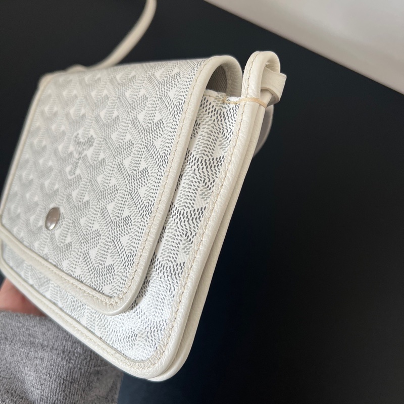 GOYARD plumet 白色雙層信封包 輕便好背 肩帶可調節🔥-3