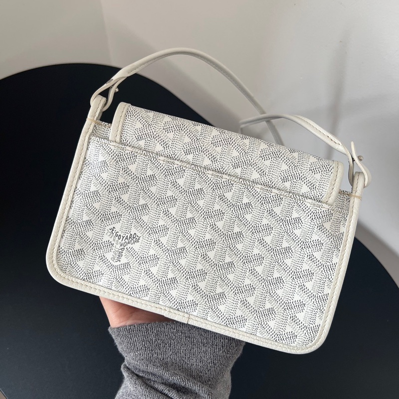 GOYARD plumet 白色雙層信封包 輕便好背 肩帶可調節🔥-5