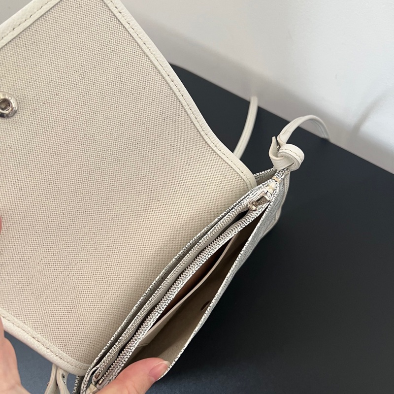 GOYARD plumet 白色雙層信封包 輕便好背 肩帶可調節🔥-7